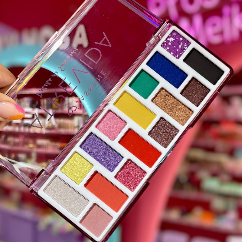 Paleta de Sombras Atrevida 16 Cores - Jasmyne