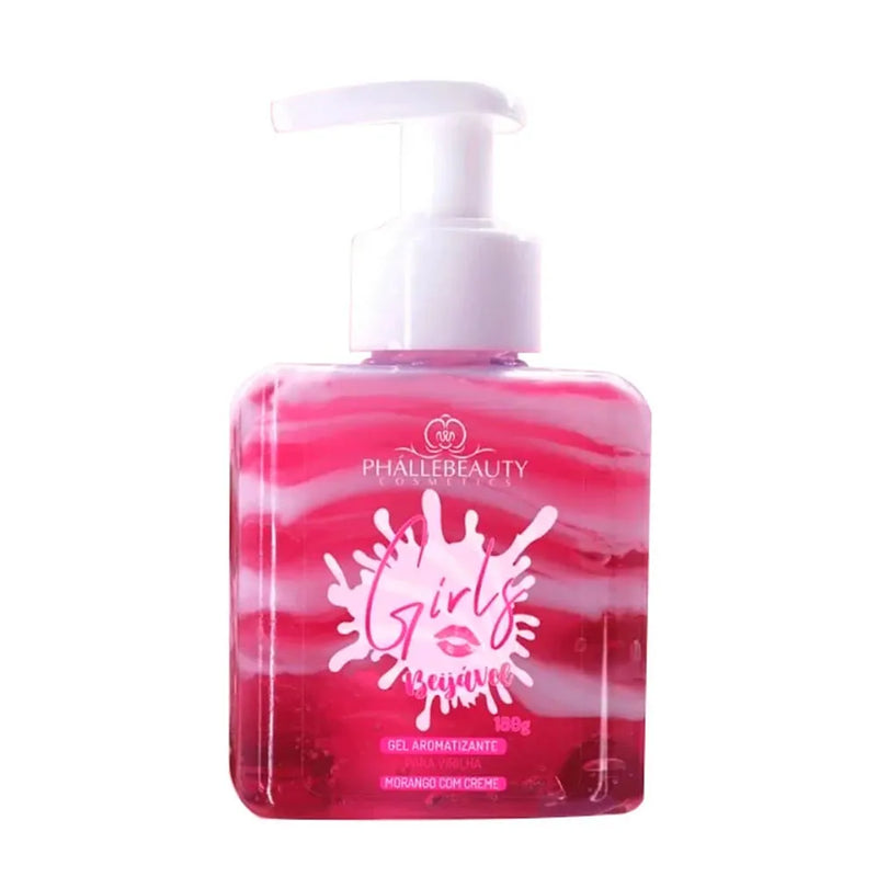 Gel Girl Beijável - Morango - Phallebeauty