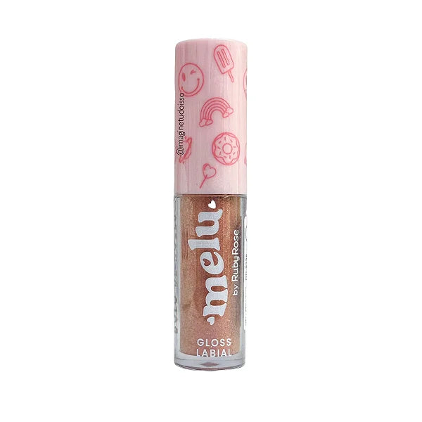 Lip Gloss Brilhoso - Melu - Bolo de Nozes