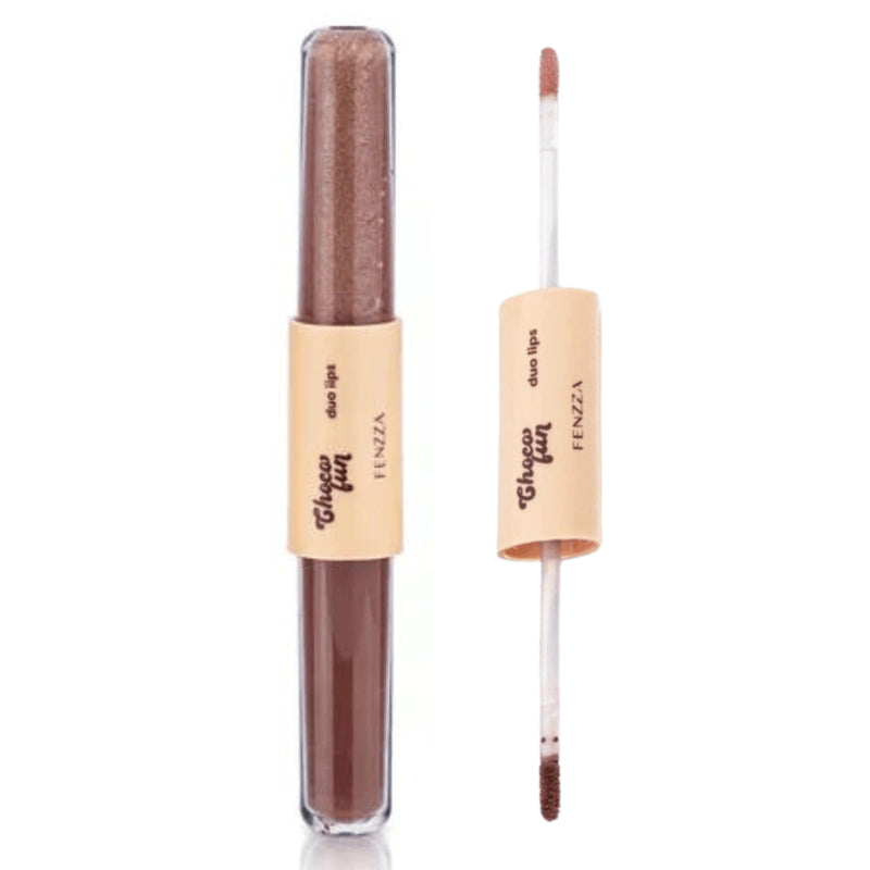 Duo Lips - Batom + Gloss - Brigadeiro - Fenzza