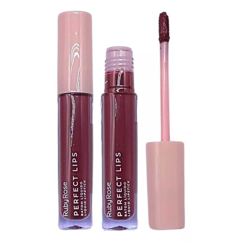 Batom Líquido Perfect Lips - Fearless - Ruby Rose