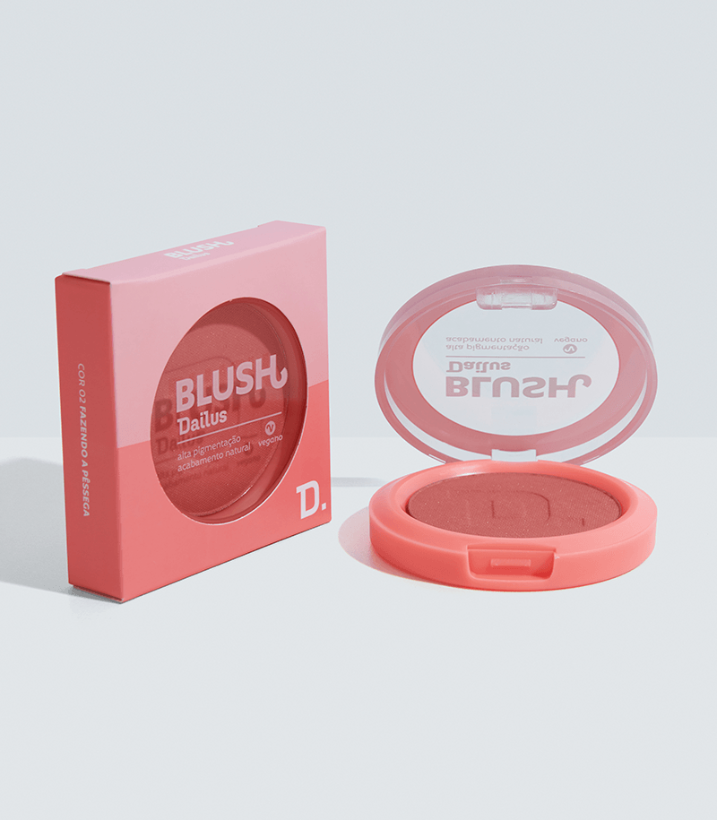 Blush Compacto - Fazendo a Pessega - Dailus