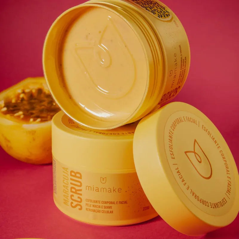 Esfoliante Corporal e Facial - Maracujá - Mia Make