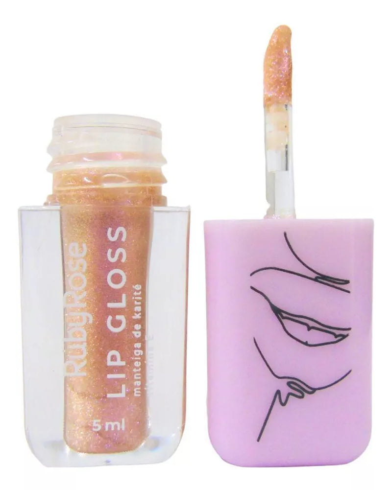 Lip Gloss com Glitter - 03 - Flashlight - Ruby Rose