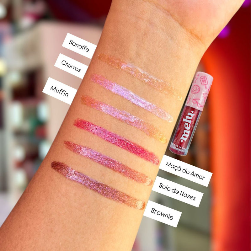 Lip Gloss Brilhoso - Melu - Muffin