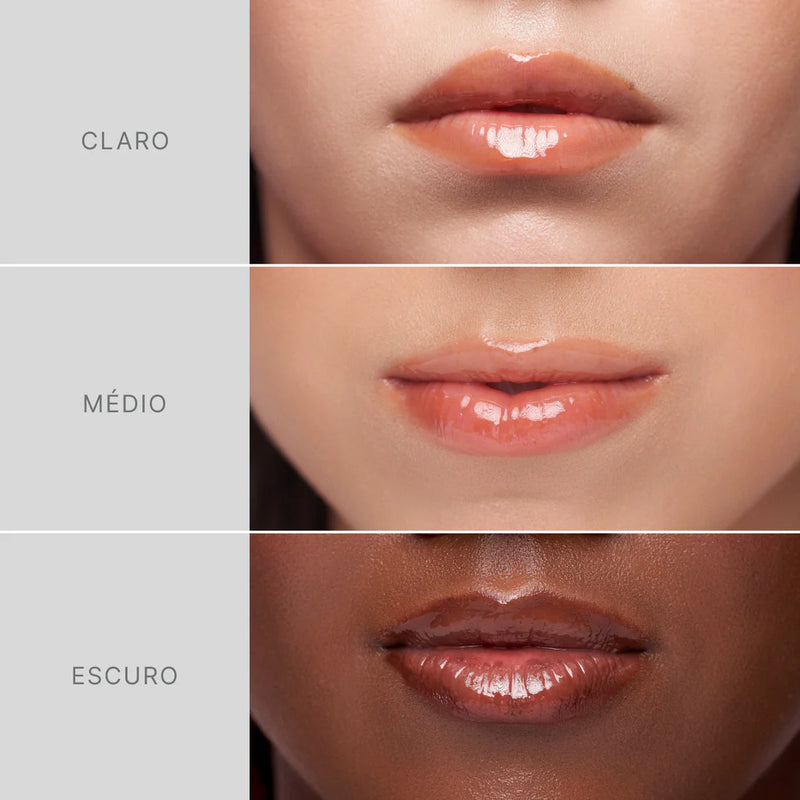 Hidra Lábios - Gloss Labial - Boca Rosa - COR: Bege Translúcido