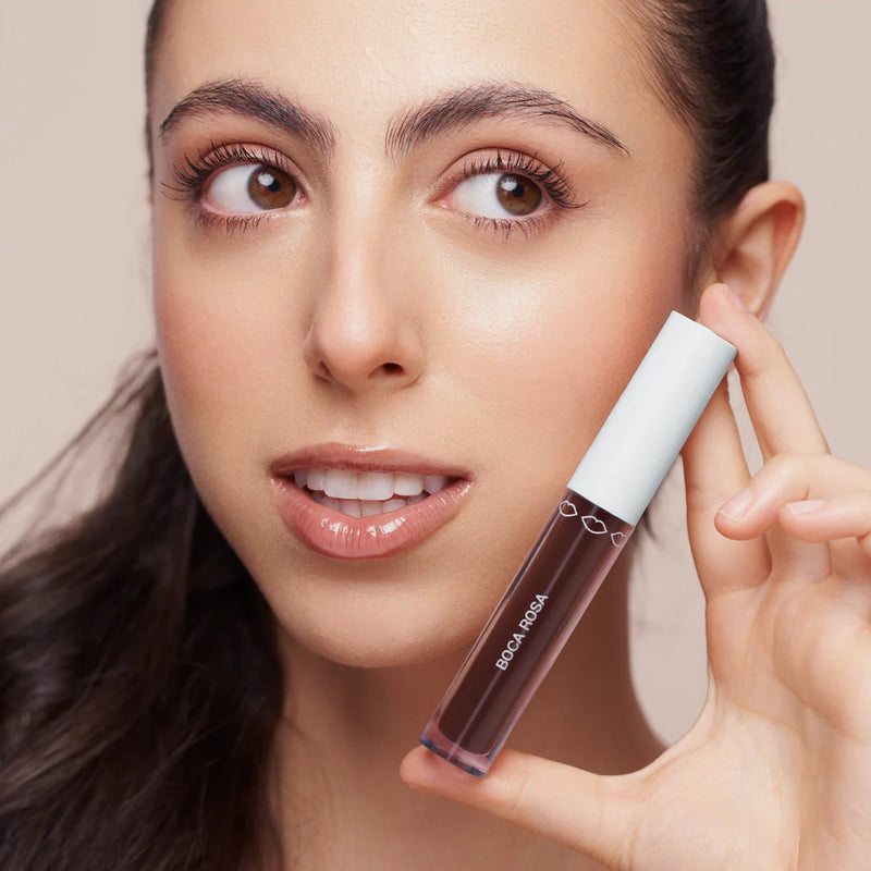 Hidra Lábios - Gloss Labial - Boca Rosa - COR: Marrom Translúcido