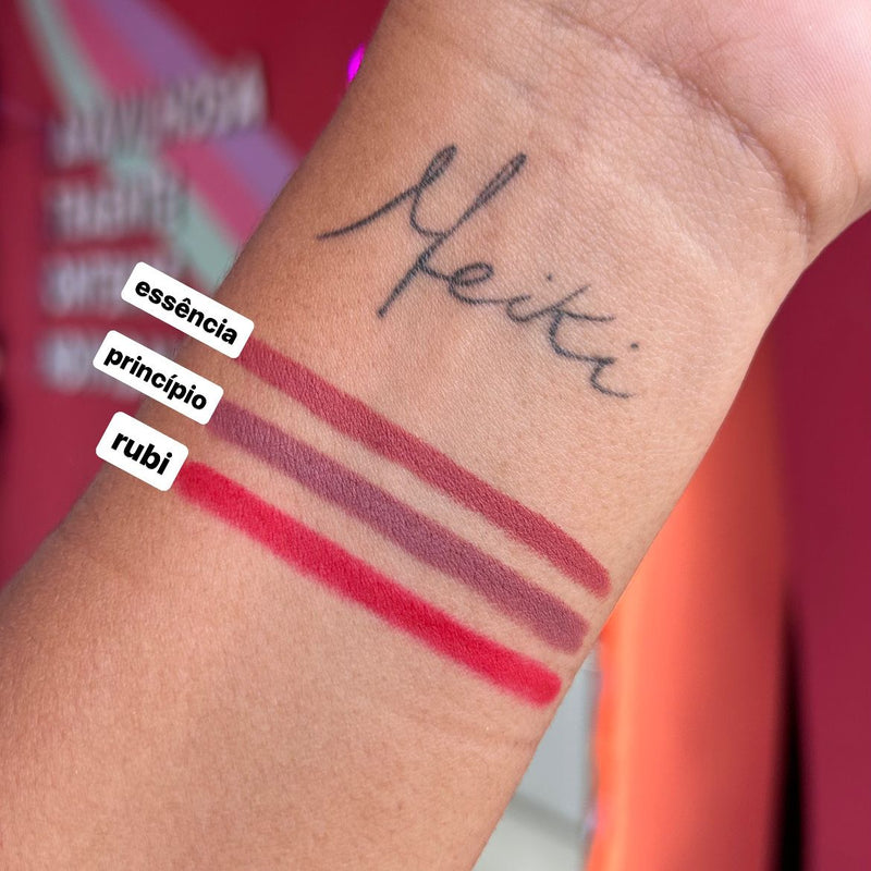 Lápis Labial - Rubi - Nina Makeup