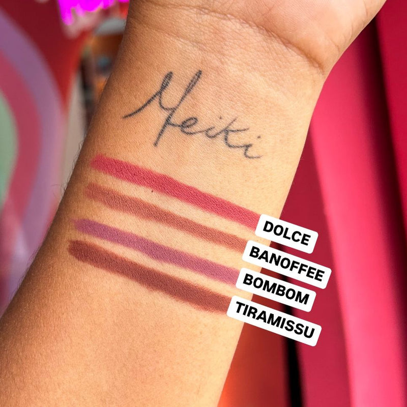 Lápis Labial Retrátil Choco Fun - Tiramisu - Fenzza