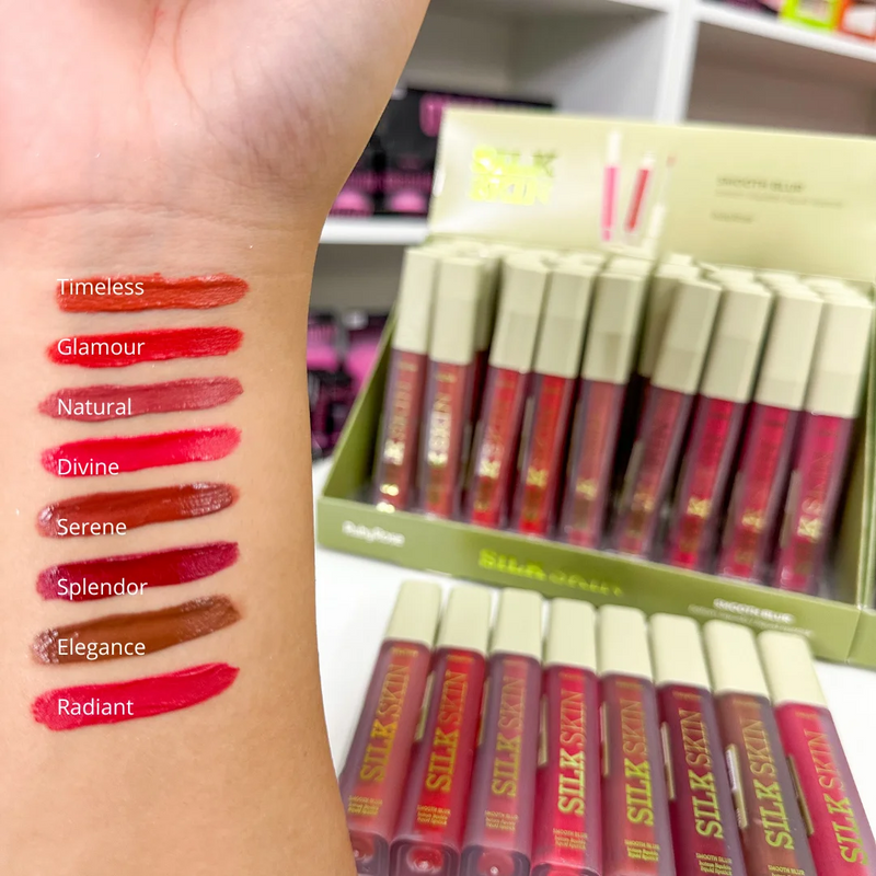 Batom Líquido Smooth Blur - Silk Skin - Glamour - Ruby Rose
