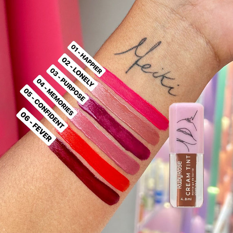 Cream Tint 3x1 - Batom, Sombra e Blush - Cor 05 (Confident) - Ruby Rose