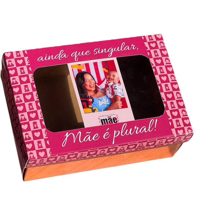Embalagem Presenteável Dia das Mães - Caixa com Foto em Polaroid