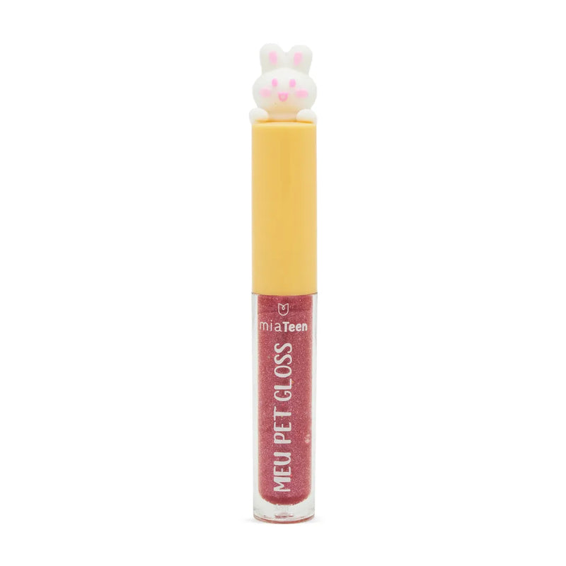 Lip Gloss Meu Pet - Coelho - Mia make