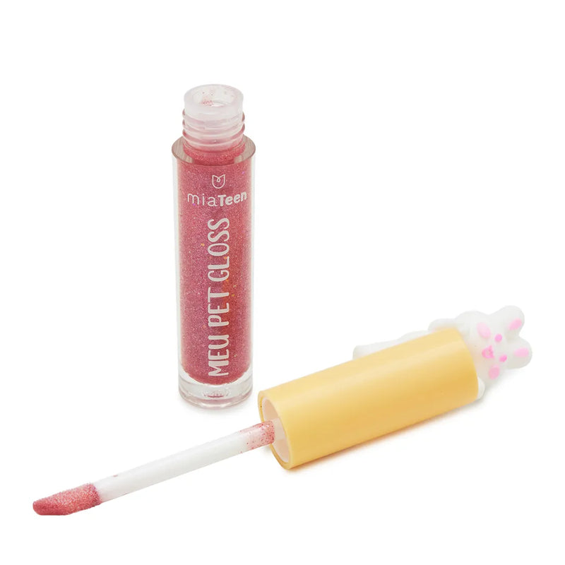 Lip Gloss Meu Pet - Coelho - Mia make