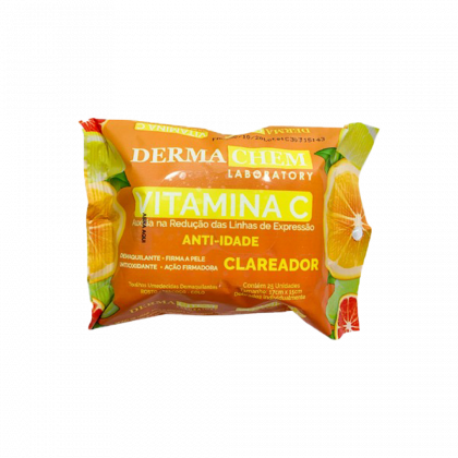 Lenço Demaquilante com Vitamina C - Anti-idade e Clareador