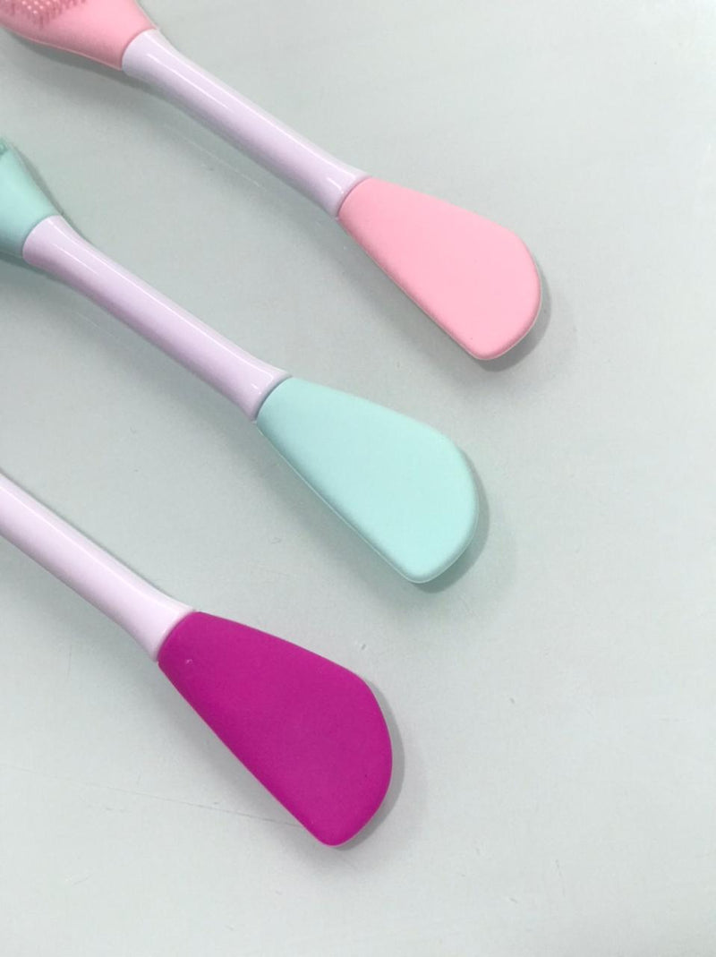 Escova de Silicone para Limpeza Facial